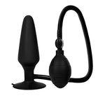 COLT XXL Pumper Plug, 6 Inch Inflatable Silicone Anal Plug with Easy Squeeze Bulb and Quick Air Release Valve Black SE-6868-25-3