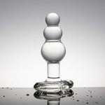 Glass Anal Beads Butt Plug Prostate Massager P-Spot Stimulation Anal Trainer Sex Toys For Men Women Masturbation