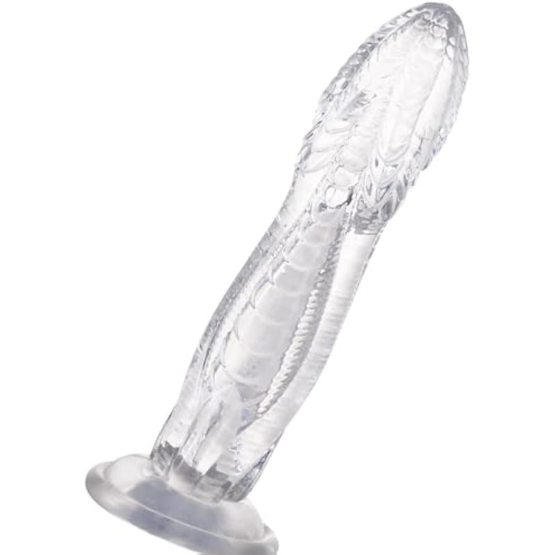 10Inch Huge Realistic Dildo,Snake Animal Dildos With Strong Suction Cup,Thick Anal Adult Sex Toys For Women/Men Couple,Large Clear Penis Dong For Vaginal G-Spot