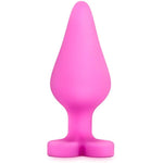 Eden Heart Shape Base Silicone Anal Butt Plug Sex Toy For Men & Women - Pink | Soft, Safe & Perfect For Beginners | Ideal For Prostate Play & Anal Training | Fun Adult Toy For Couples & Solo Play