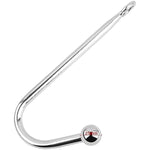 Bdsm Metal Anal Hook Butt Plug With Smooth Ball Anal Plug Butt Plug Prostate Massage G-Spot Sm Restraints Anal Gay Sex Toys For Man And Woman Adult Games,S