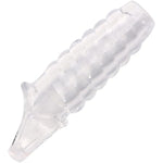 Reusable Sleeves 2119 Girth For Men Extender Enlarger Extension Enhancer Ball Stretch Sleeve Girth Best Gift-(Lw) (Transparent/W)