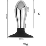 Butt Plug Anal Plug Training Personal Anal Sex Toys With Suction Cup Base For Male, Female And Beginner L