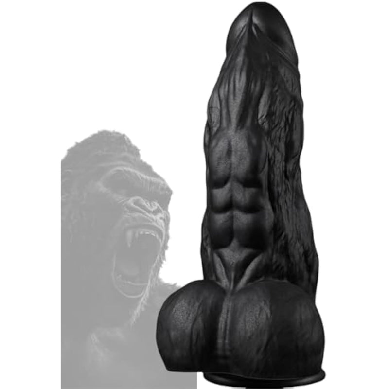 3 Inch Diameter Bbc Huge Thick Dildo, 10 Inch Monster Big Black Dildos With Strong Suction Cup, Realistic Silicone Large Anal Dildos Adult Sex Toys For Gay Female Mastuabtion