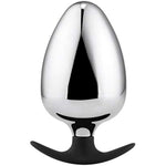 Large Massive Metal Anal Plug Personal Massager For Unisex Provide A Full Feeling Designed For Experienced Or Intermediate Players (Medium)