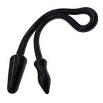 34.24 Inch Extral Long Anal Plug With Deep Double Heads Sm Whip Tpe Soft Flexible Sex Toy For Women Men Couple (Black)