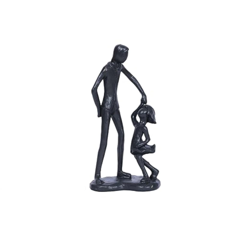 Dad Gifts From Daughter Imitation Cast Iron Sculpture Girl Dad Dancing Status Father Daughter Figurine Decoration For Fathers Day Wedding Memorial Gifts For Dad Statue For New Dad Stepdad Husband