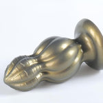 5.71 In. Length | 2.57 In. Diameter Large Butt Plug - Ultimate Black-Gold Drill: Huge Xxl Anal Plug, Big Butt Plug, Anal Toy, Anal Toy, Sex Toy Made With Skin-Like Silicone.