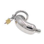 Long Cylindrical Chastity Cage Male With 3 Different Sized Carabiners And 1 Removable Dilator Stainless Steel Cock Cage Sm Bondage Fetish Sex Toys