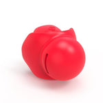 Silicone Belt Bondage Ball Mouth Gags Adult Sex Toys Sex Games Adjustable Strap Bondage Gags Can Be Fixed Without Moving?Red?