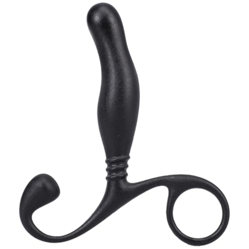 Doc Johnson Prostate Massager in A Bag, Black - for Adults Only
