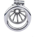 Chastity Cage Chasity Lock For Men With Silicone Tube Dark Design, Good Concealment, Penis Cages For Man,Couples Bondage Sm Sex Toys (45Mm/1.77In)