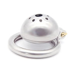 Metal Chastity Cage With Catheter Sex Toys Small Cock Cages With Invisible Locks And 2 Keys Male Chasity Devices For Bondage Of Men'S Penises Stainless Steel Penis Lock (1.57In,A)