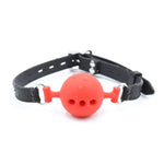 Breathable Red Silicone Sex Game For Sm Games, Silicone Sex Toys Bondage Ball Gags, Bondage Restraint Silicone Sm Gag Muzzles