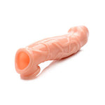 : 2 Inch Flesh Cock Sleeve Extender, for Male & Adult Couples