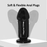 4PCS Jelly Butt Plug Training Set, Clear Anal Dildo, Anal Sex Toy for Beginners and Advanced Users with Suction Cup Base, Sex Toys for Couples