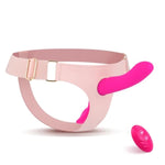 Strap On Vibrating Dildo,Dual Motors Lesbian Sex Toys Strap On Harness,10 Adjustable Vibration Intensities,Suitable For Consoladores And Couples
