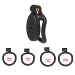 Flat Chastity Cage, Small Chastity Cage, Inverted Chastity Cage for Men Penis Cage Man Dark Lock Design, Good Concealment, Couples Bondage SM Sex Toys (B)