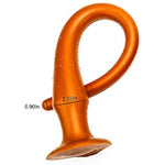 Super Long Anal Plug Dildo, Flexible Liquid Silicone Butt Plug Massage Stimulation For Men And Women (X-Large)