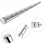 Stainless Steel Urethral Sounds 3.54 Inch Long Penis Plug Metal Trapezoidal Urethral Dilator Adult Sex Toys For Men Urethra Plug (Small)