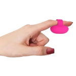 Doc Johnson Finger Vibe in a Bag - Finger Loop to Hold in Place - 10 Functions, Rechargeable, Water-Resistant, Pink - for Adults Only