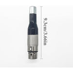 Screw-On To 3Xlr Adapter Sex Machine Attachment 3 Prongs Adapter For Screw-On Connector Sex Machine