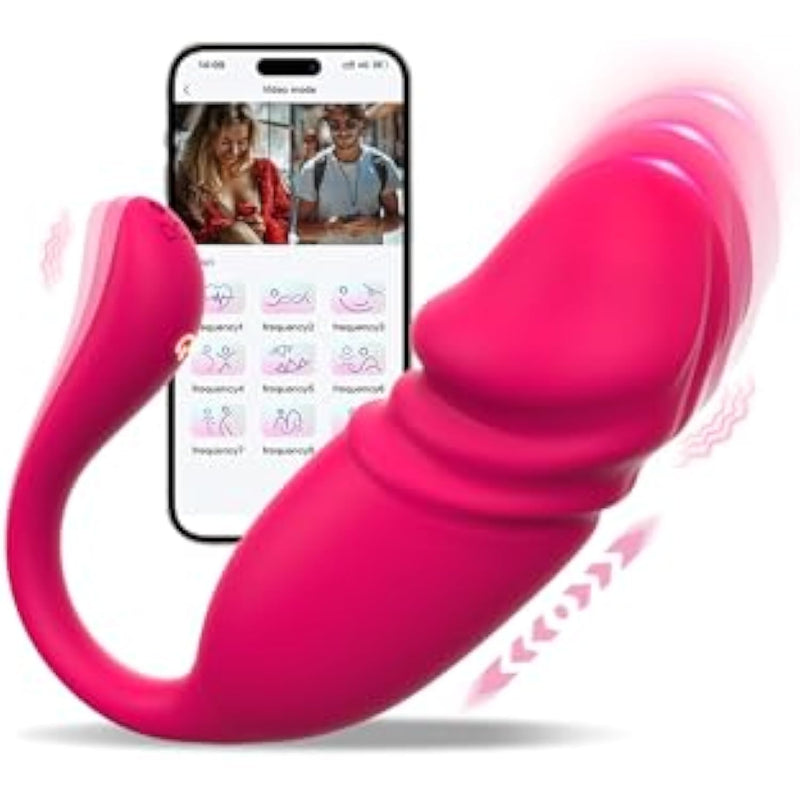 Vibrator Adult Sex Toys App Remote Control G Spot Vibrators Long Distance Egg Vibrator Wireless Bluetooth Rechargeable Wearable For Female Couples Clitoral Stimulator Sexual Pleasure Tools For Women