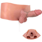 Strap On Harness For Men,Silicone Wearable Dildo Panties, Realistic Hollow Dildo, Anal G-Spot Play,Adult Sex Toys For Male Pegging Couples