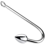 Anal Butt Plug Hook Stainless Steel Anal Rope Hook With Solid Anal Heart Ball Bondage Hook Sex Toy For Unisex Adult Sm Game