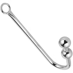 Anal Beads Butt Plug Anal Hook With O Ring Prostate Massager Vaginal Stimulation Stainless Steel Anal Sex Toys Sex Bondage Sm Fetish Sex Toy For Men Women Couples