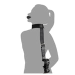 Bdsm Bondage Restraints Handcuffs Adult Sex Toys Adjustable Behind Handcuffs Collar Fetish Backcuffs With Necklace Wrist Cuffs For Men Women Couple Sexual Sm Game Bedroom