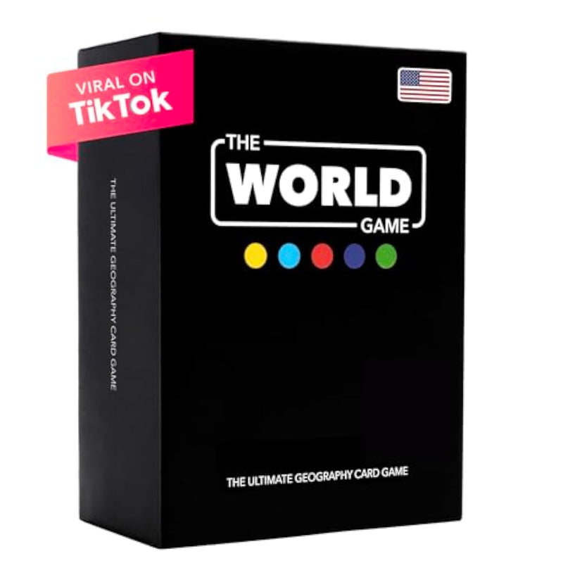 - Geography Card Game - Educational Games For Kids, Family And Adults - Cool Learning Gift Idea For Teenage Boys & Girls 8-12 With Map