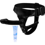 Strap On Dildo Wearable Kit - Sex Harness With 2 Removeable Realistic For Female Masturbation Sm Adult Sex Toys For Women Couples Lesbian - Black