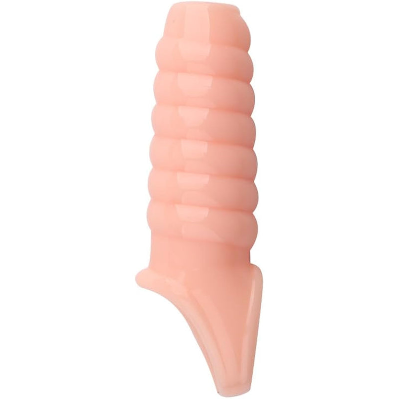 Reusable Sleeves 66152 Girth For Men Extender Enlarger Extension Enhancer Ball Stretch Sleeve Girth Best Gift-(Flesh-Colored/Dlw)