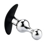 Anal Beads Butt Plug - Expanding Metal Anal Plug Trainer Adult Sensual Massager For Prostate Stimulation & Beginner Anal Sex Toys