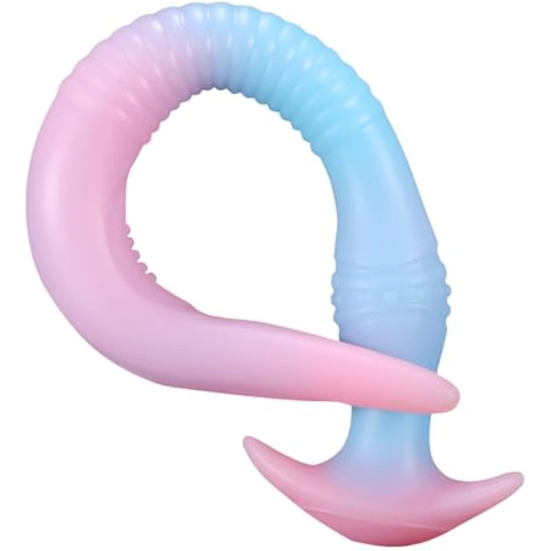 15.75" Super Long Anal Plug Dildo, Soft Liquid Silicone Material, Suitable For Male And Female Vaginal Prostate Massage, Anal Training, G-Spot Stimulation, Pink