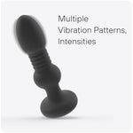 Male And Female Anal Butt Plug Masturbator Thrusting Prostate Massager P-Spot And G-Spot Unisex Vibrator Silicone Waterproof Usb Rechargeable Sex Pleasure Toy