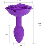 Anal Plug Training Sexy Shaped Butt Plugs Trainer Silicone Anal Plugs Beginners Starter For Men & Women Purple