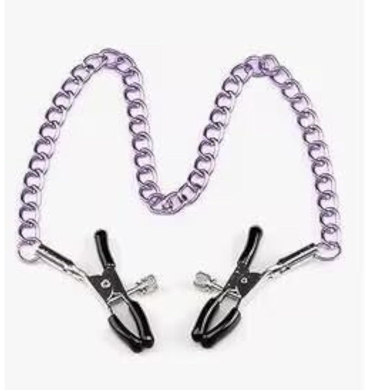 Nipple Clamps Breast Clamps Body Clips Stainless Steel Springs Nipple Toys Non-Piercing Body Jewelry For Women By