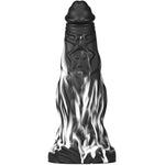 Black Monster Dildo, 10.8" Huge Realistic Dragon Dildos With Strong Suction Cups Flexible Liquid Silicone Anal Butt Plug Knotted Adult Sex Toy