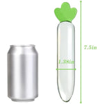 Crystal Anal Butt Plug Sex Toy - Transparent Radish Crystal Glass Anal Plug Dildo Anal Trainer Anal Dilator Masturbation Sex Toy For Women Men Couples Lover