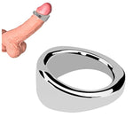 Stainless Steel Male Cock Ring Glans Ring Metal Penis Ring Delayed Ejaculation Increase Stimulation Sex Toys For Men (Medium)