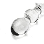 Glass Dildo Crystal G-Point Stimulation Massage Stick Anal Sex Toy, Yellow Glass Anal Butt Plug