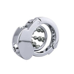 Male Chastity Cage Metal Cock Cage Chastity Device With 7-Level Adjustable Cock Ring And Button Lock Penis Exerciser Penis Cage For Couple Men Adult Sex Toys Games