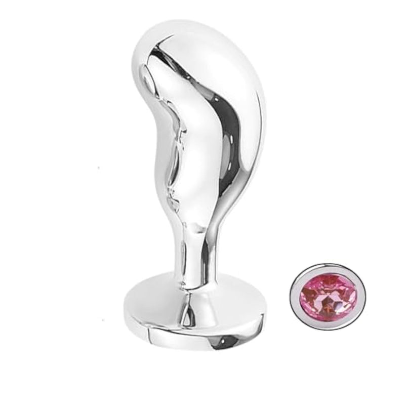 Anal Dilator Sex Toys For Massage Prostate Stainless Steel Anal Plugs For Anal Training Beaded Butt Plugs For Men And Women (L)