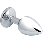 Pink Jeweled Beginners Butt Plug Sex Love Games Personal Massager For Women Men Couples Lover Stainless Steel Anal Plug Sm Anal Stimulation Toy, 50G