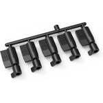 Chastity Device Accessories, 5 Disposable Plastic Locks, Chastity Cage Male Key Black Portable Penis Cage Invisible Lock Cylinder Disposable Lock Key Kit Male Sex Toy Accessories