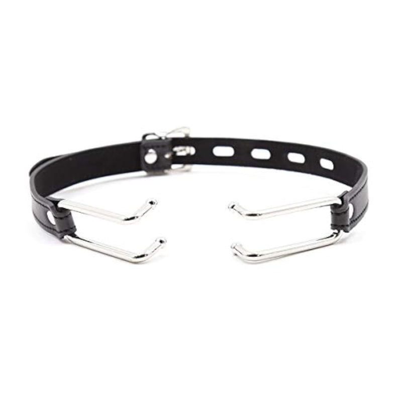 Hook Mouth Gag Spreader Open Breathable Mouth Ball Toy For Role Play Game Leather Sex Toy Head Harness Restraint Mouth Gag Oral Fixation For Lover Couples, Bdsm