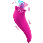 Vibrator Adult Sex Toys For Women - 2 In 1 Tongue Vibrators Dildo Rose Sex Toys With 6 Licking Clitoral & 6 Vibration Mode, Licking Clitoral Stimulator Pleasure Tools For Female Couples Games