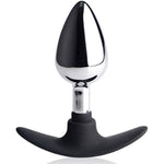 Tailz Dark Invader Metal & Silicone Anal Plug - Medium, 1Count